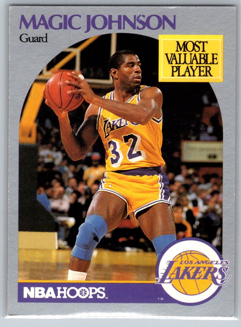 1990-91 Hoops Magic Johnson #157