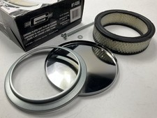 Mr. Gasket 1486 Chrome Air Cleaner W Filter - 6-12 Inch Diameter 2 Inch Tall