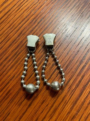 1930's Talon ball pocket zippers/ set of 2 / half- belt jacket image 4