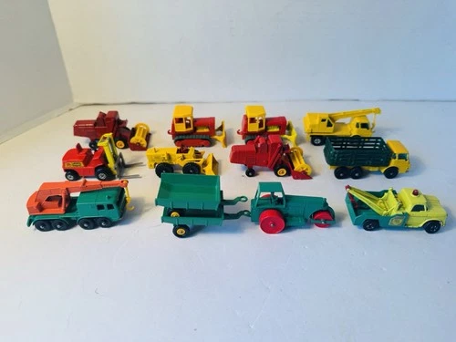 Vintage Lot Of 12 Matchbox Cars Diecast 1980’s Lesney England Excellent