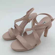 Dune Ladies Womens UK 5 Sandals Shoes High Heel Strappy Stiletto Pale Pink Nude