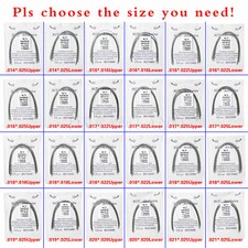 10Packs Alambre de Arco Dental de Ortodoncia Super El stico Niti Rectangular UPS