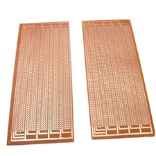 2pcs Prototype PCB Universal Bread Board 8.5x20cm Sigle Side Copper