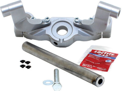 Helibars top tripleclamp with handlebar risers - BMW RNine T Racer _ HRT05133
