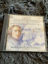 Liszt - Robert Sherlaw Johnson - Tre Sonetti Del Petrarca CD 1987 Proudsound NM
