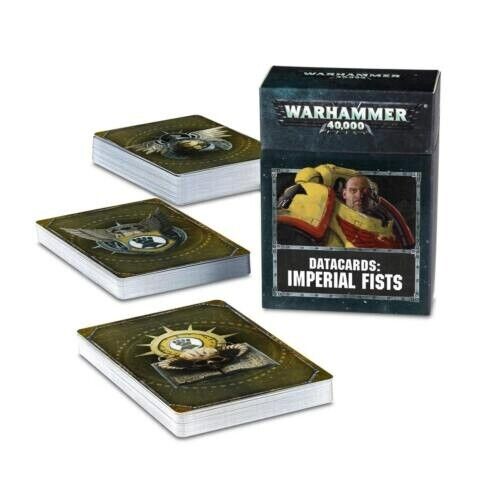 GWS GAMES WORKSHOP Warhammer 40k Datacards Imperial Fists 8a Edición NUEVO SELLADO - Imagen 1 de 1