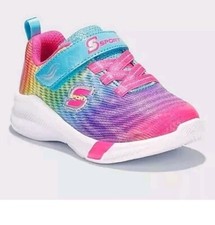S Sport By Skechers Toddler Girls' Vivy Rainbow Print Sneakers - Size 5