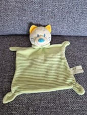 Schmusetuch Katze Nicotoy Guter Zustand Gr&uuml;n Gestreift