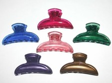 French Fashion Hair Accessory Claw Jaw Clip Colors New Vintage Made in France