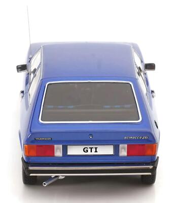 Volkswagen Scirocco GTI 1976 Miniature KK-Scale 1/18 Bleu Métal - Édition Limitée 2024