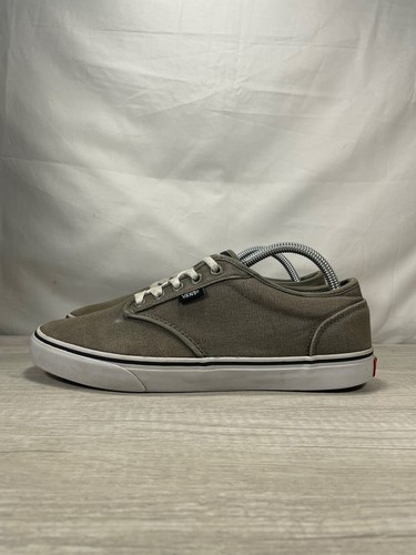 Vans Atwood Beige Canvas Skate Shoes 
