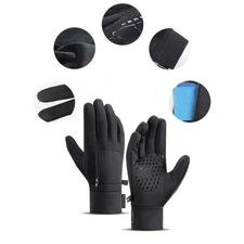 Winter Warm Glove Touchscreen Non-slip Water Resistant Motorcycle Cycling Gloves