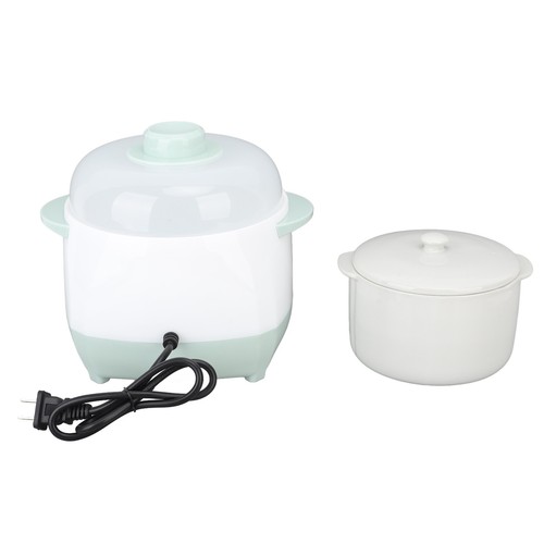 200W 1L Slow Cooker With Ceramic Interior Pot Timing Green Uniform Heating El - Picture 6 of 12