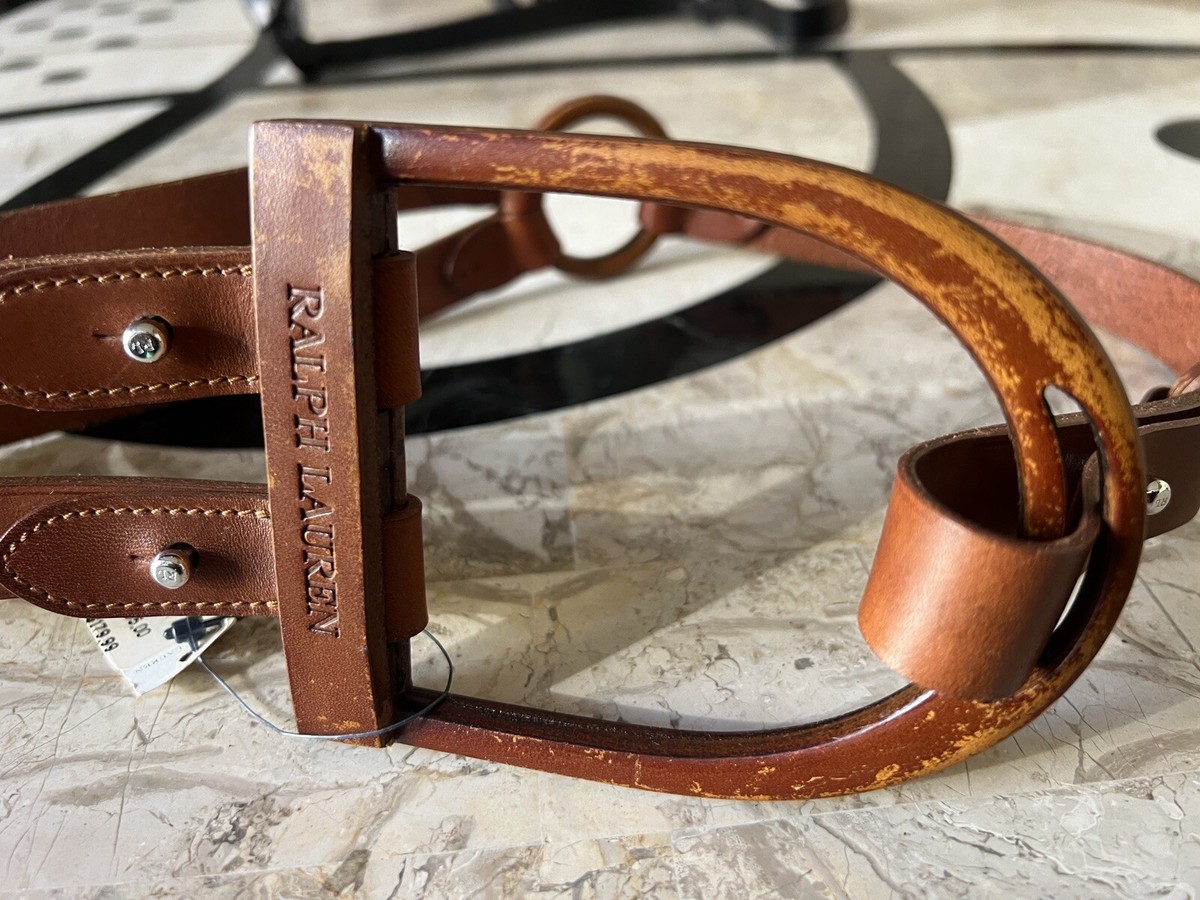 Ralph Lauren Collection Equestrian Stirrup Brown Leather  display picture 1