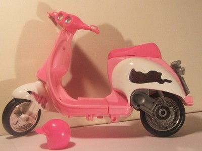 barbie motor scooter