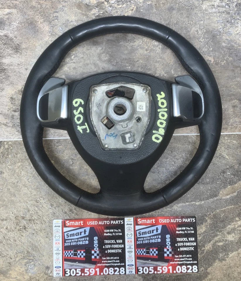 BMW 650I Volante 14 15 16 17 18 19 Cuero Negro Montaje OEM 32307851231 Foto 2 de 4