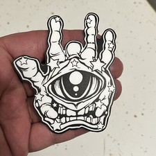 Grateful Dead Sticker Jerry Garcia Crazy Fingers 3” Vinyl Sticker