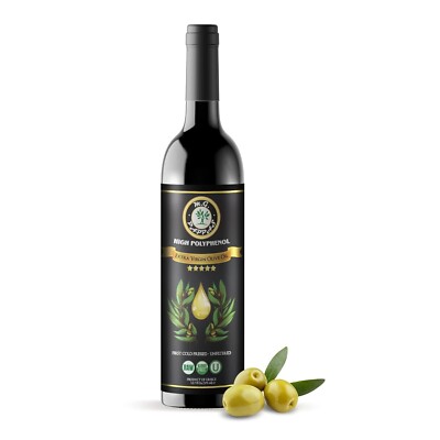M.G. PAPPAS High Polyphenol Rich Olive Oil - New Harvest - Extra Virgin Olive Oi