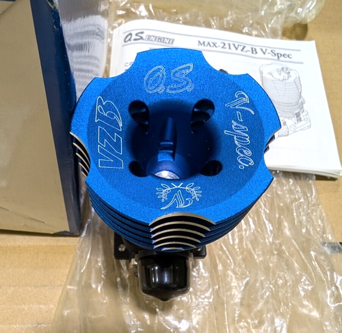 O.S.MAX-21VZ-B V-Spec. 3.46cc 2-stroke glow engine for 1/8R/C off-road cars New - Picture 4 of 6