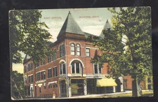 IRONTON OHIO U.S. POST OFFICE BUILDING VINTAGE POSTCARD