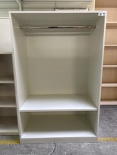 Assmann Garderobenschrank offen 100cm wei&szlig;