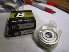 1614 ZZ 0.3750" Bore x 1-1/8"OD x 3/8" W Single Row 2 Metal Shield Bearing QTY 2