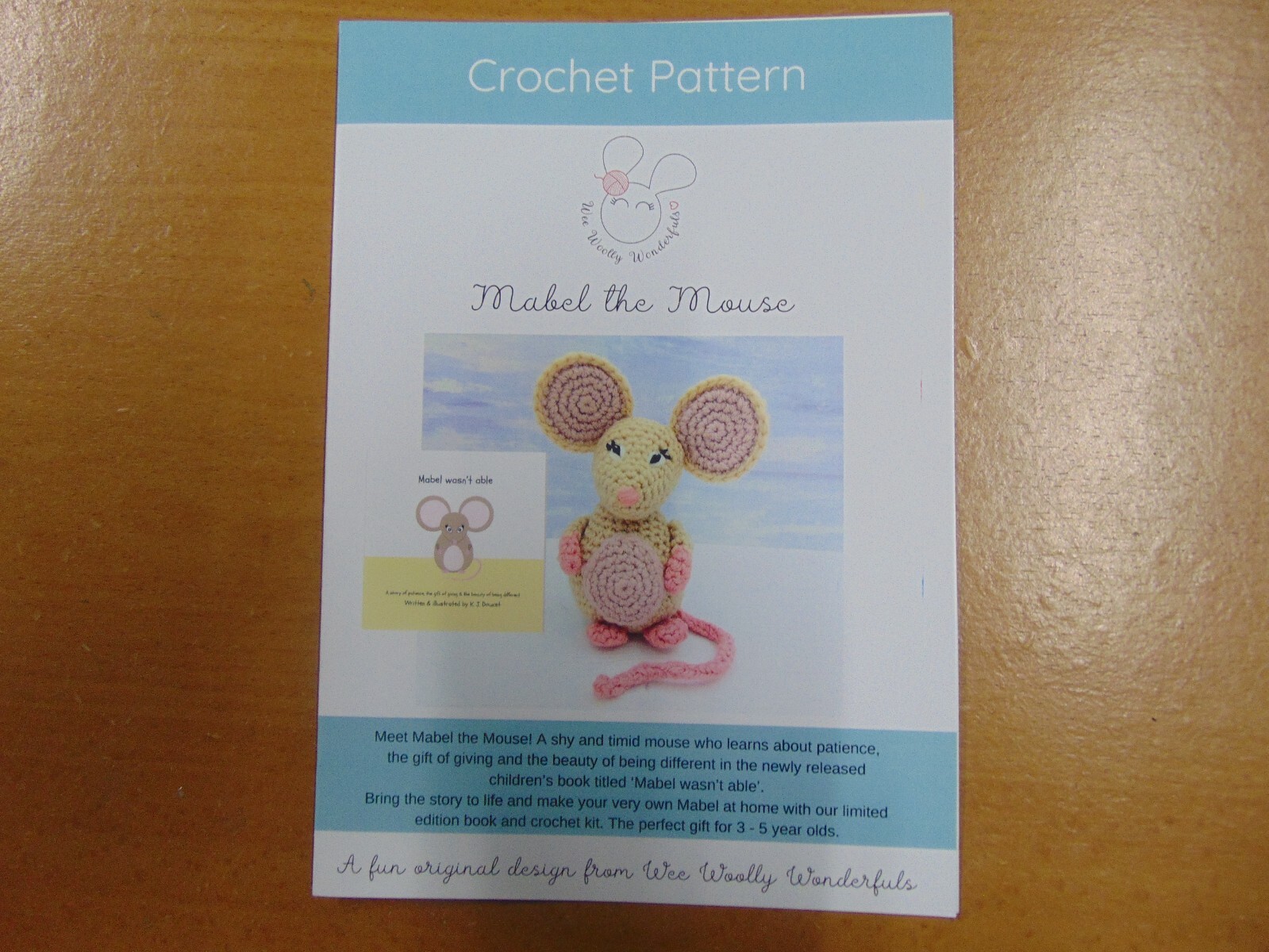 Stylecraft Wee Woolly Wonderfuls Crochet Pattern Mabel The Mouse
