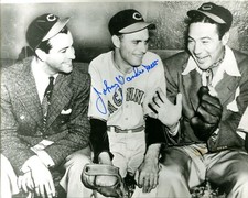 JOHNNY VANDER MEER CINCINNATI REDS DOUBLE NO HITTER  AUTOGRAPHED 8 X 10 PHOTO 