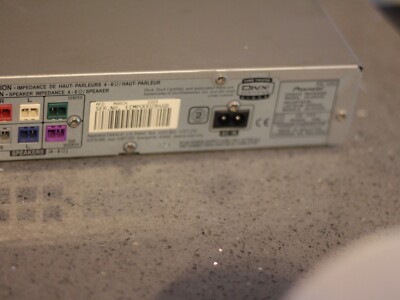 Pioneer DVD/CD receiver xv-dv232 5.1 surround player amplifier