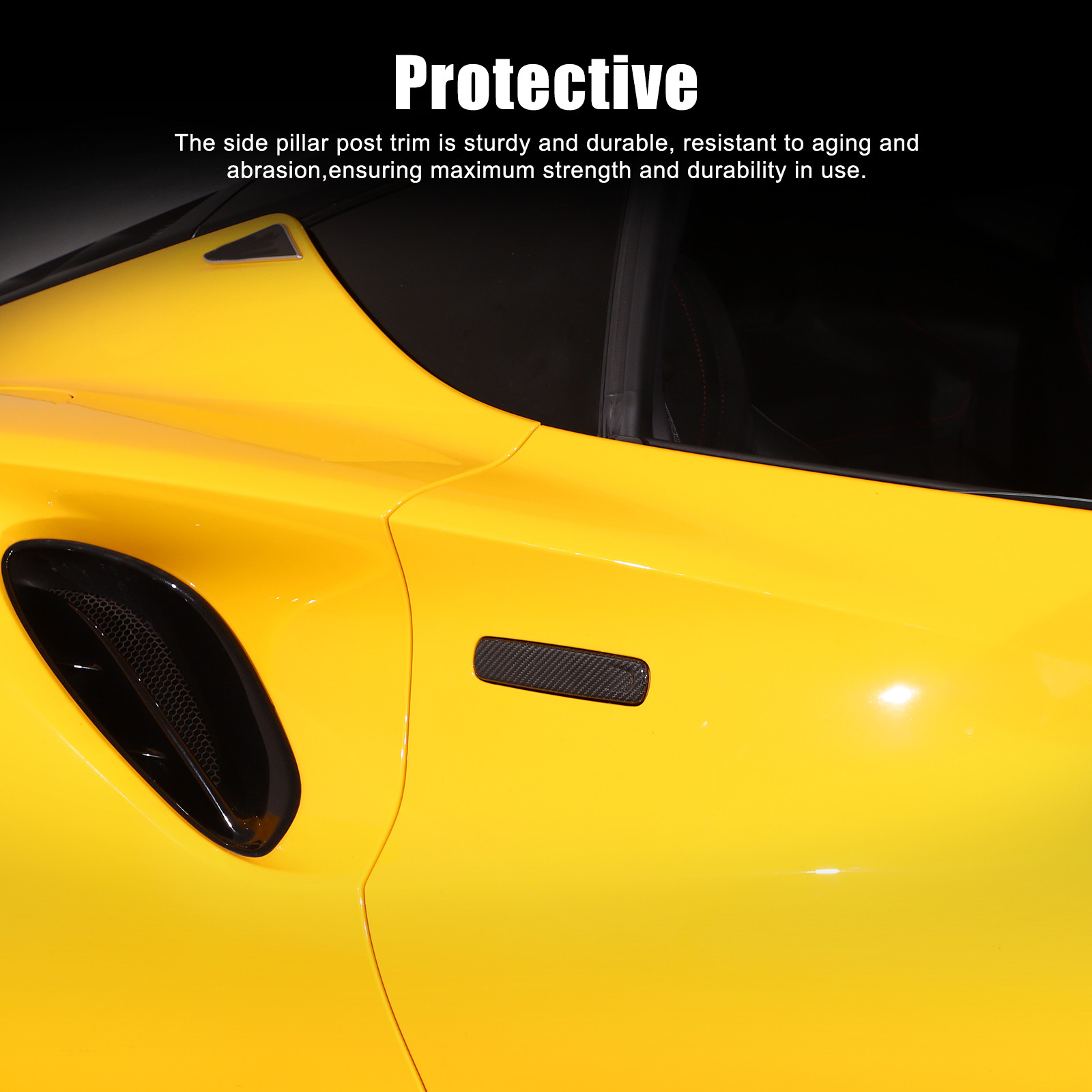 Real Carbon Fiber Exterior Door Handle Cover Trim For Lotus EMIRA 2021-2025