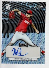 2023 Leaf Perfect Game A-A Wave Platinum Autograph #MA-MB1 Mason Brassfield 2/3