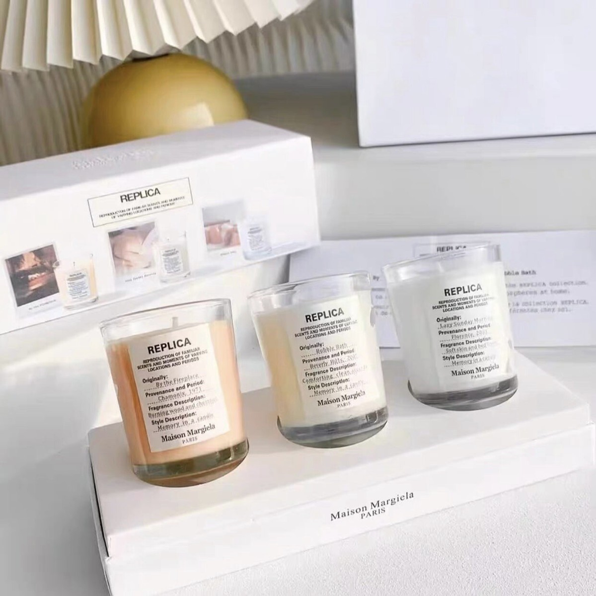 NEW / Maison Margiela Replica Scented Candle (2.46 oz Ea