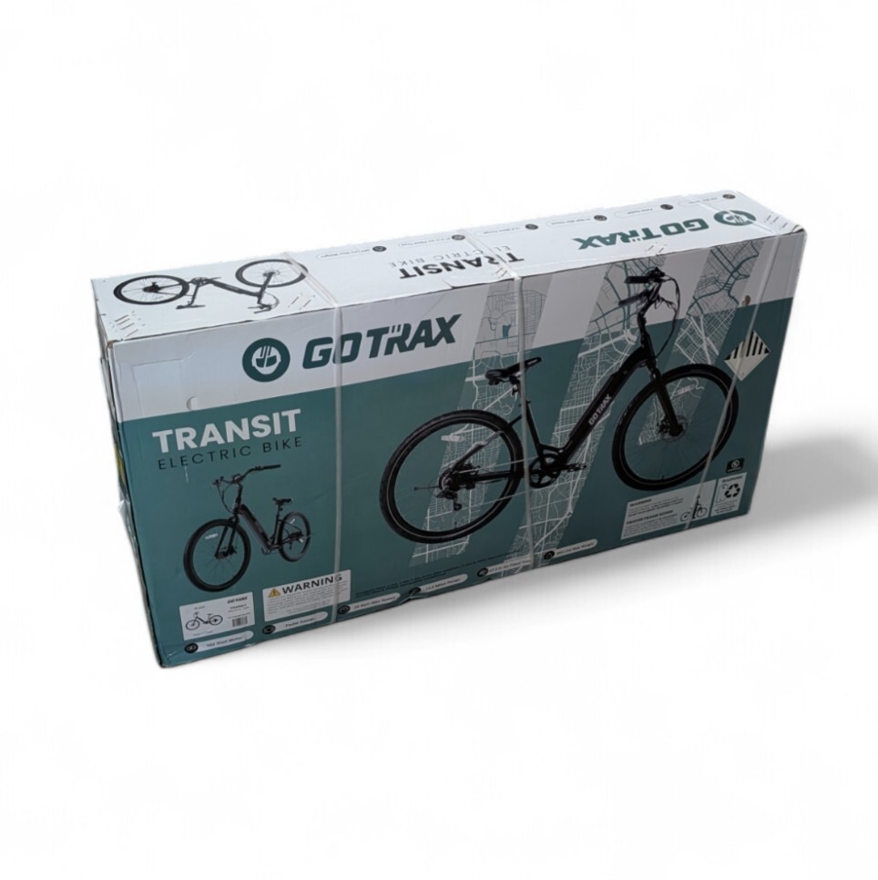 GOTRAX Adult Transit 27.5" Step Through Electric Bike With Pedals