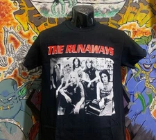Vintage The Runaways Band black shirt Short Sleeve Unisex All size HRT63