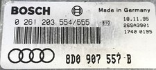 Calculateur moteur AUDI 0261203554/555 8D0907557B