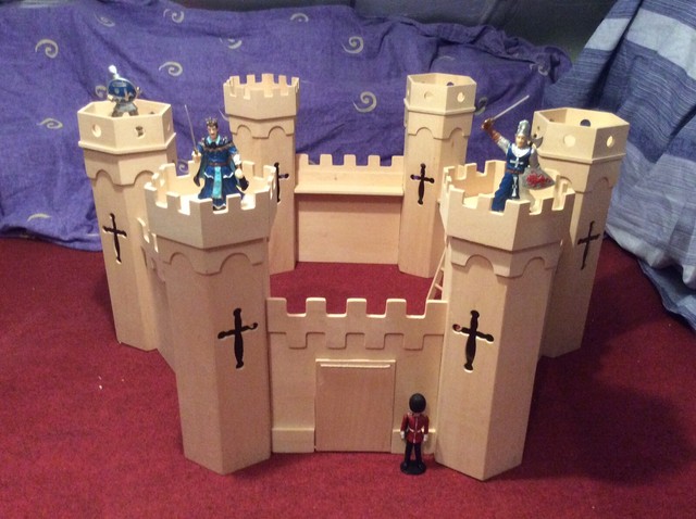 toy castle with drawbridge