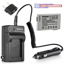Kastar Battery AC Charger for BP-208 BP-208DG & Canon DC20 DC21 DC22 Camera
