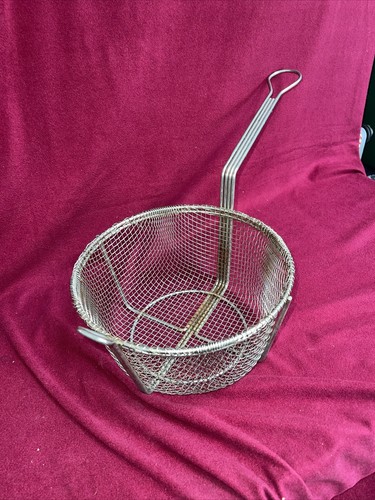 Professional Commercial Industrial Stainless Mesh Strainer Colander Fry Basket