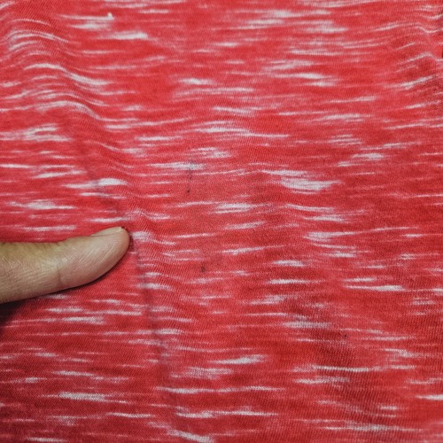 Michael Bastian Long Sleeve Red White Heathered Size Medium 100% Cotton READ DES - Picture 4 of 10