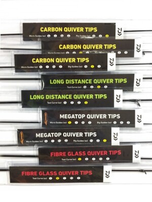 Daiwa Quiver Tip Glass Megatop Carbon Tournament Distance Feeder D