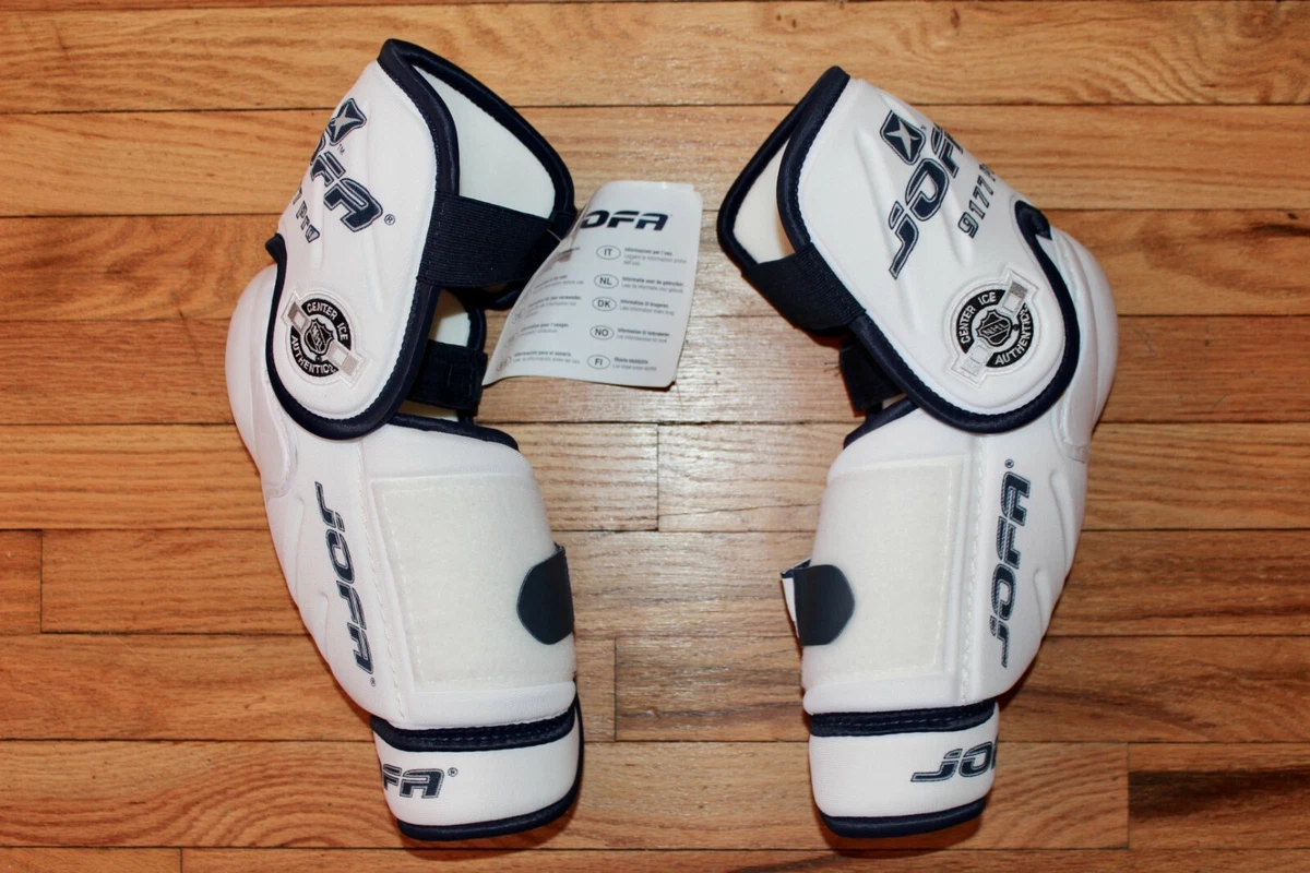 Pro Stock JOFA NHL Reebok 9177 Pro Long Elbow Pads Size 6 Made In Sweden NWT