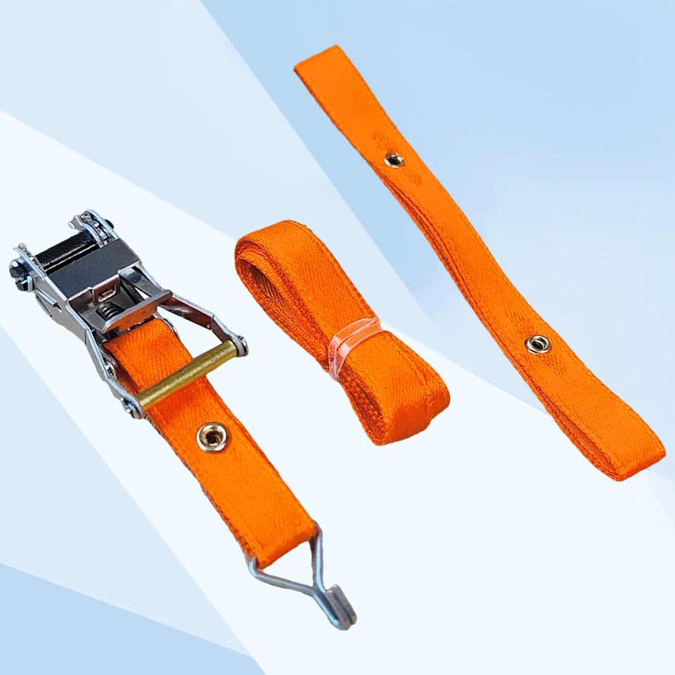 Ratchet Tie Down Strap for 1/14 1/10 Scale RC Crawler Car Trailers Trucks Vans - Image 2 of 4