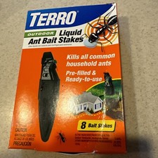 Terro Outdoor Liquid Ant Killer 8 Bait Stakes...