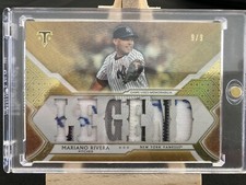 2018 Topps Triple Threads Mariano Rivera YANKEES 9/9 Super Rare One Of A Kind!!