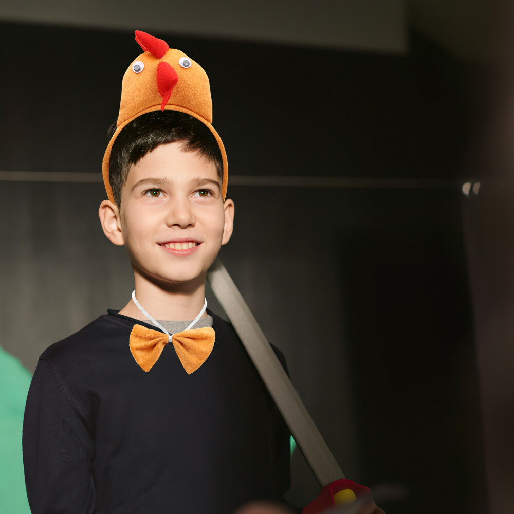 Halloween Accessories Chicken Costume for Children Headband Decoration