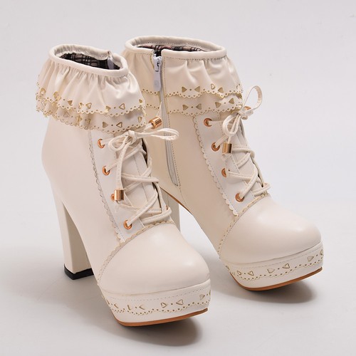 Chunky High Heel Cosplay Party Shoes 