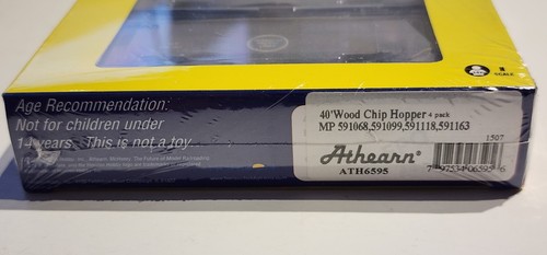 Athearn N Scale 40' Wood Chip Hopper MP #591068, 591099, 591118, 591163 - 第 6/6 張圖片