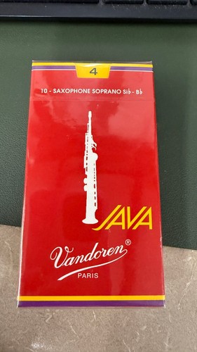 Vandoren Soprano Sax Java Red Reeds- 10 Per Box - Picture 5 of 12