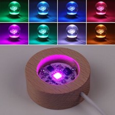Home Decoration LED Light Dispaly Base Night Lamp Base Crystal Ball Holder