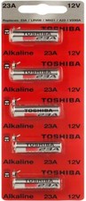 A23 Toshiba 23A 23AE 21/23 GP23 23GA MN21 12 Volt 12v 5 Batteries